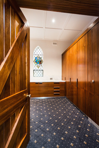 Church Interior 2 Glass Window