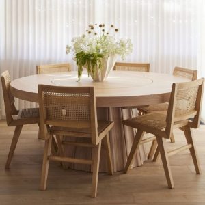 Solid Timber Circular Table 002 300x300